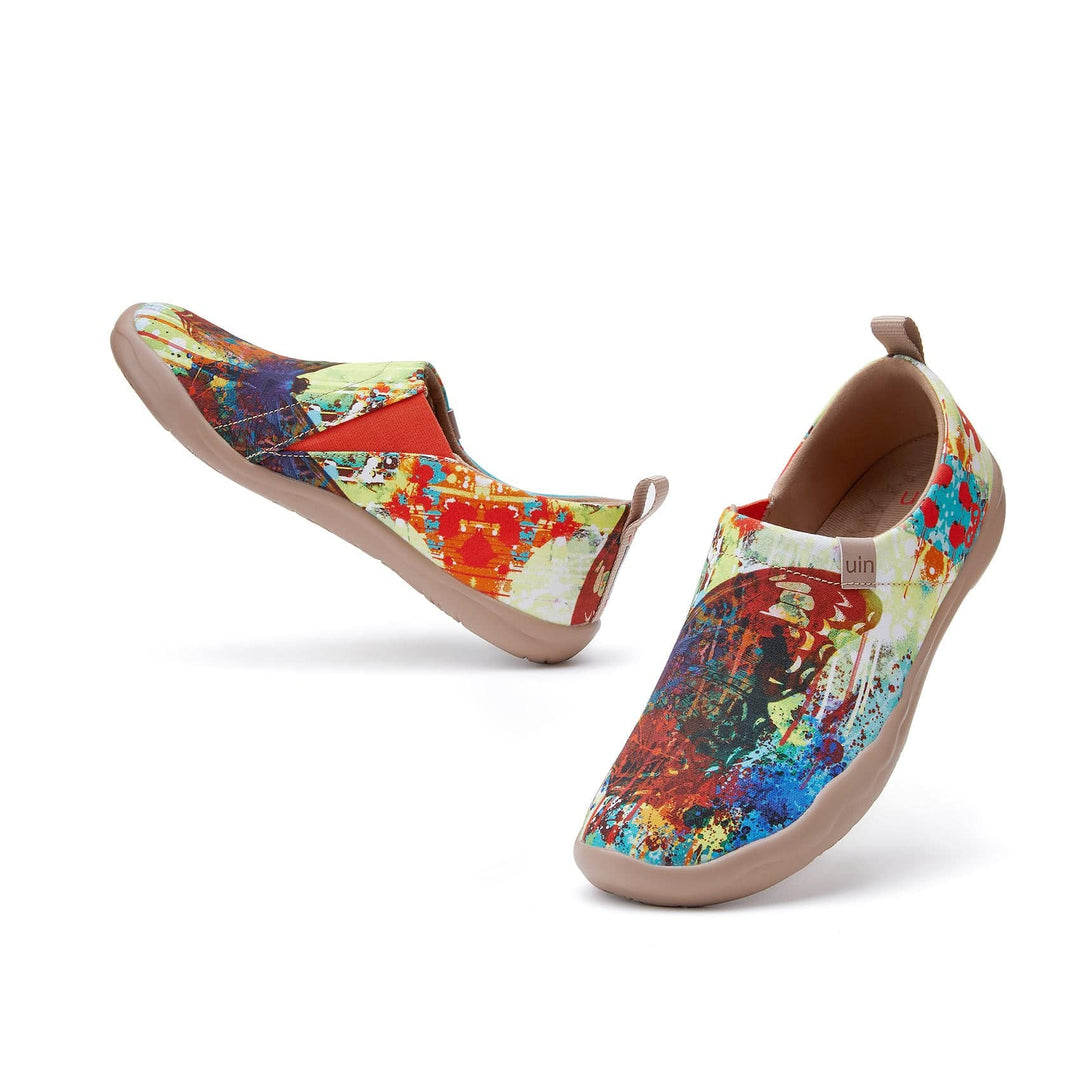 <transcy>MOTTLED BUTTERFLY Unieke artistieke dames flats</transcy>