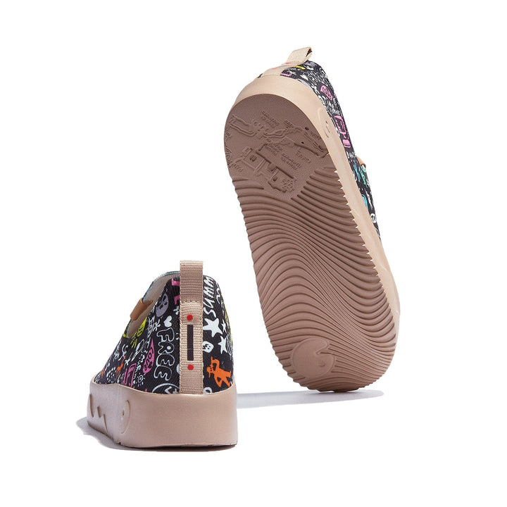 UIN Footwear Women Music Inspiration Fuerteventura I Women Canvas loafers