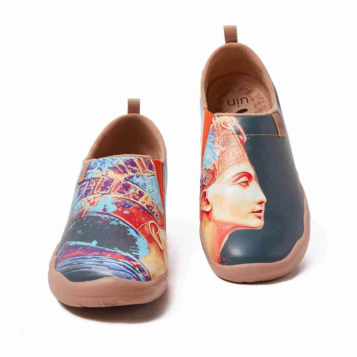 UIN Footwear Women Nefertiti Canvas loafers