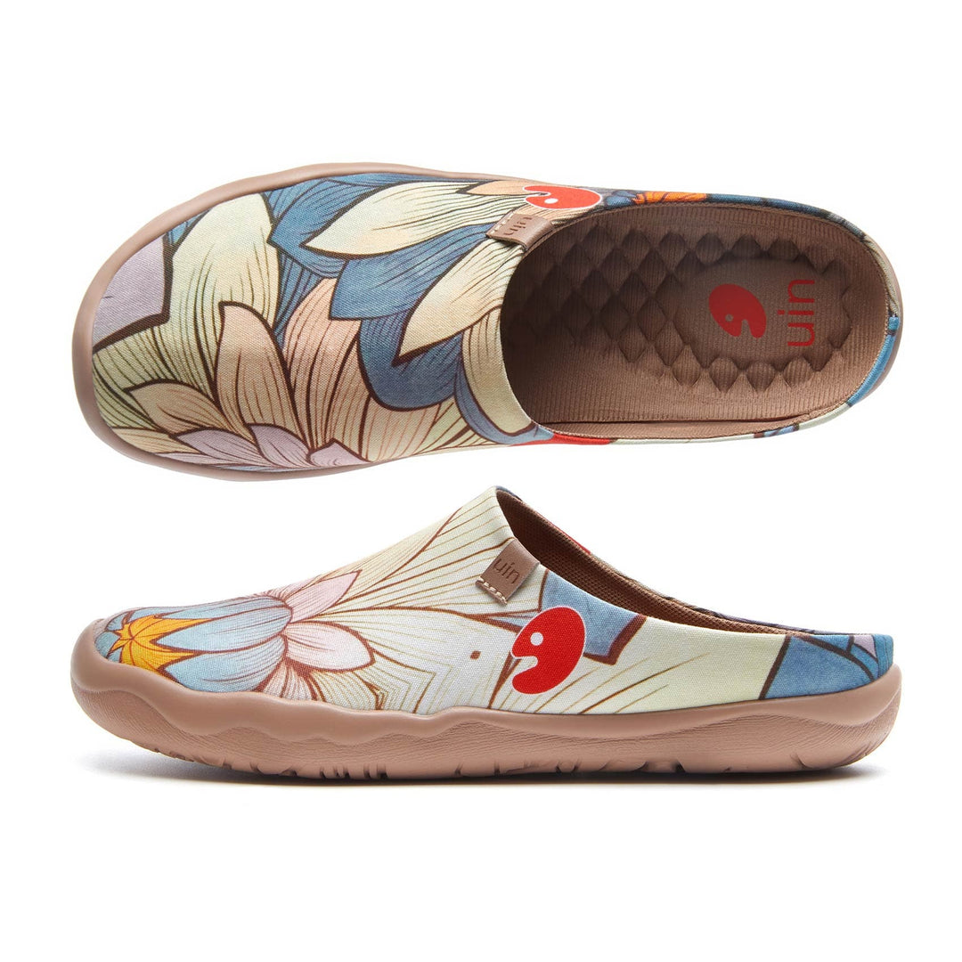 UIN Footwear Women Nelumbo Slipper-Canada Local Delivery Canvas loafers