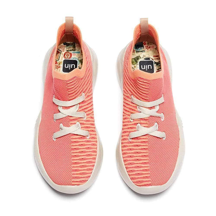 UIN Footwear Women Pink Vibe Mijas Canvas loafers