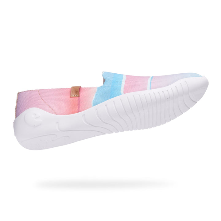 UIN Footwear Women Pink Wave Minorca II Women Canvas loafers