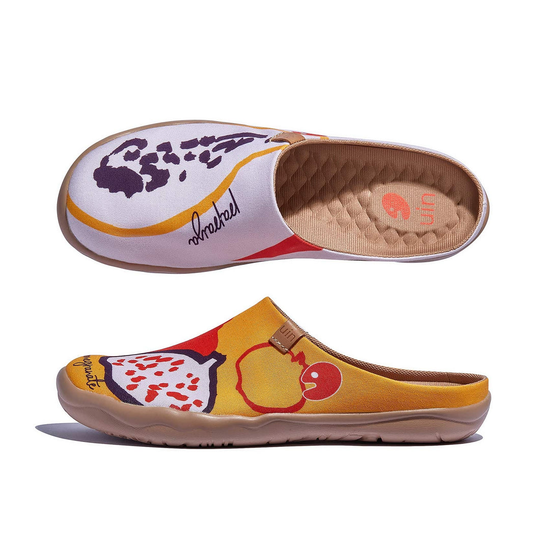 UIN Footwear Women Pomegranate & Papaya Malaga Women Canvas loafers