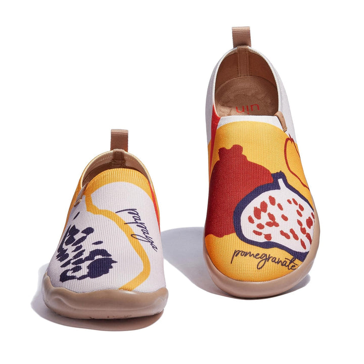 UIN Footwear Women Pomegranate & Papaya Toledo I Women Canvas loafers