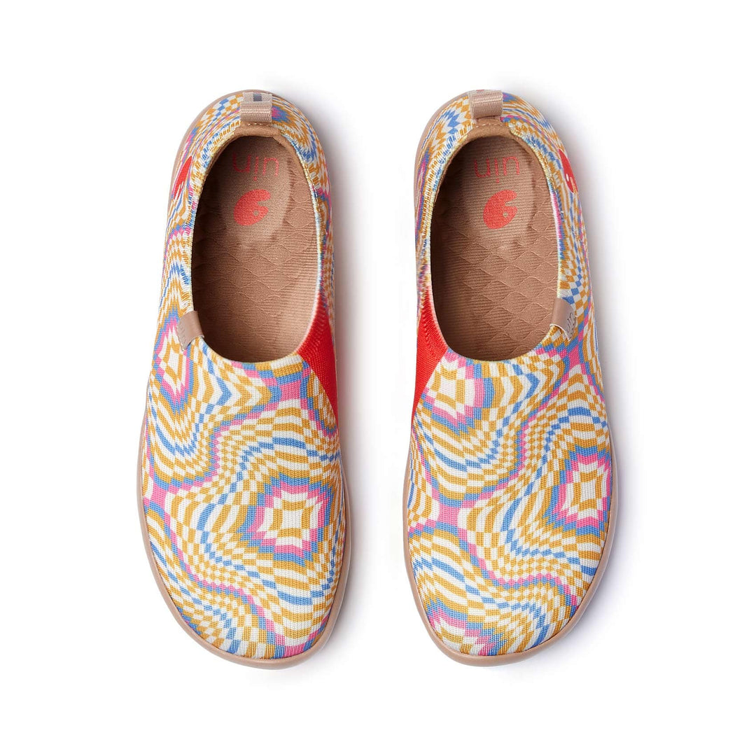 UIN Footwear Women Pop Art Ripple Toledo I Women Canvas loafers