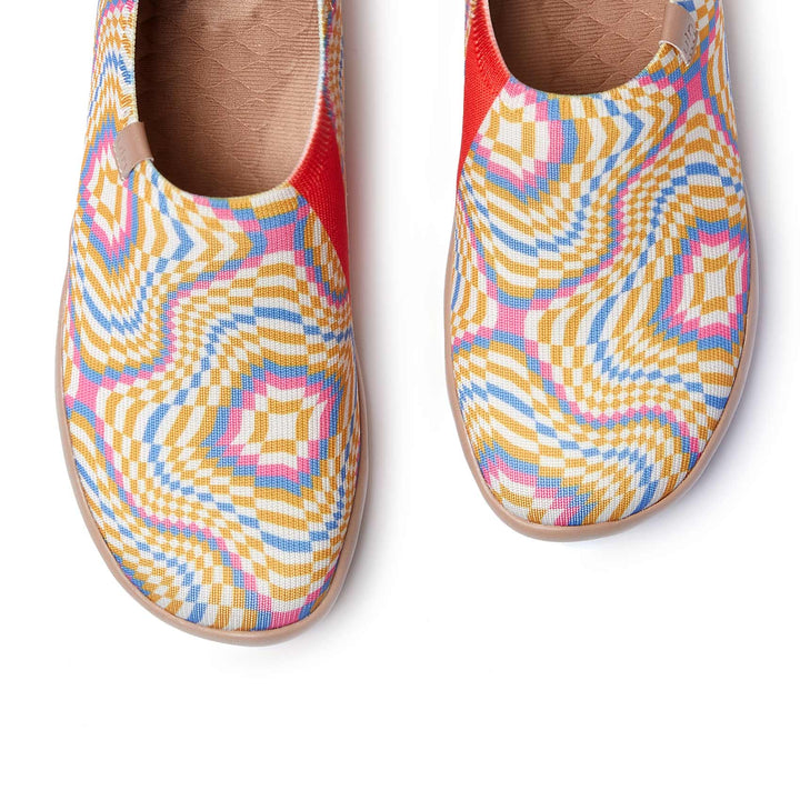 UIN Footwear Women Pop Art Ripple Toledo I Women Canvas loafers