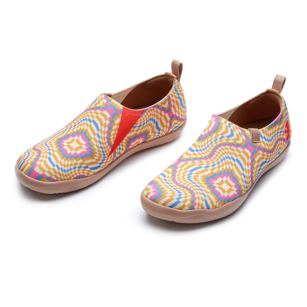 UIN Footwear Women Pop Art Ripple Toledo I Women Canvas loafers