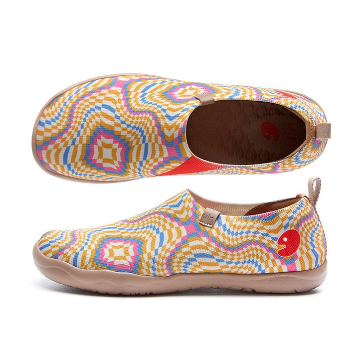 UIN Footwear Women Pop Art Ripple Toledo I Women Canvas loafers