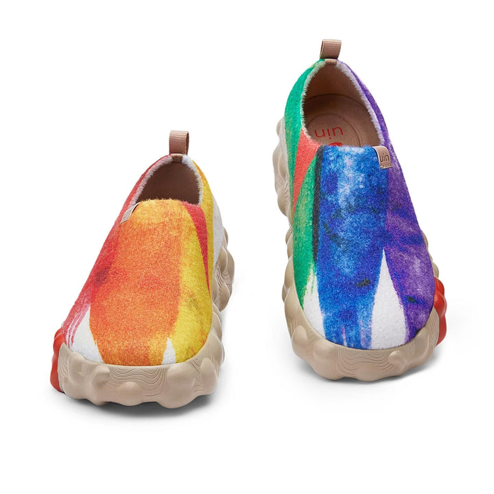 UIN Footwear Women Rainbow Crush 2 Toeldo VI Women Canvas loafers