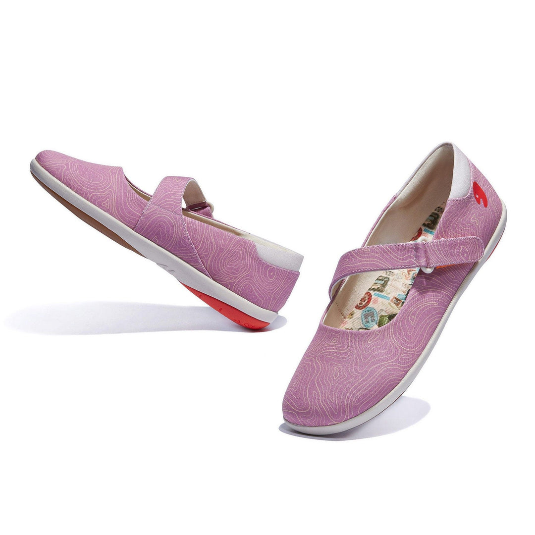 UIN Footwear Women Rose Pink Illetes III Women Canvas loafers