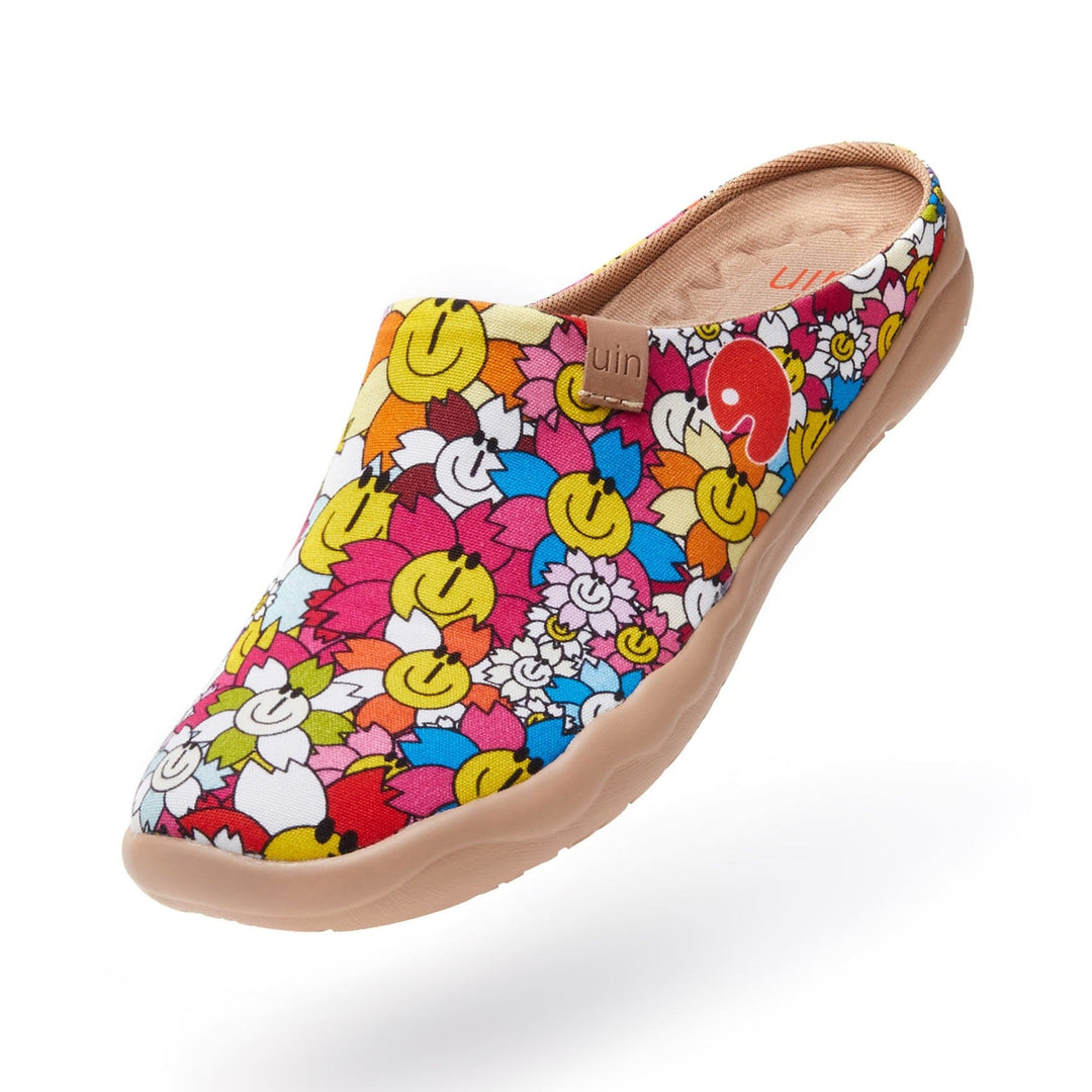 UIN Footwear Women Smiley HANA 2 Malaga Slipper Women Canvas loafers