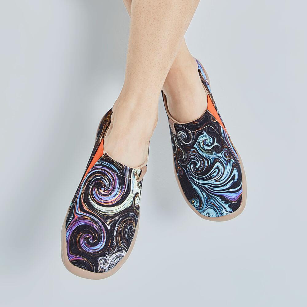 <transcy>STARRY NIGHT Art Paint dames canvas schoenen</transcy>