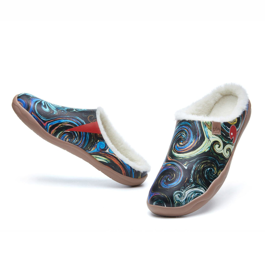 UIN Footwear Women Starry Night Malaga Women Canvas loafers