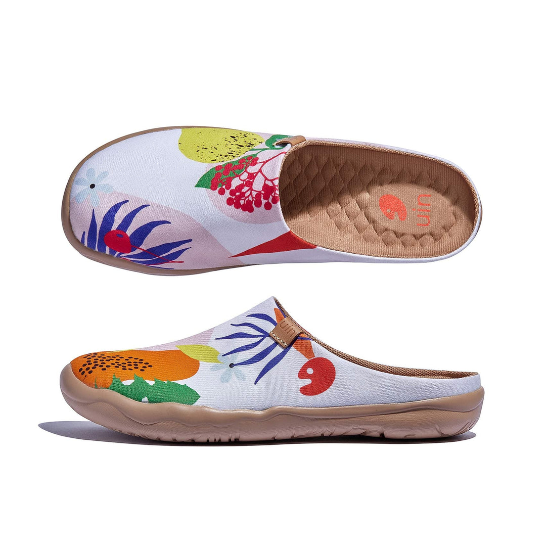 UIN Footwear Women Summer Fruits Malaga Women Canvas loafers