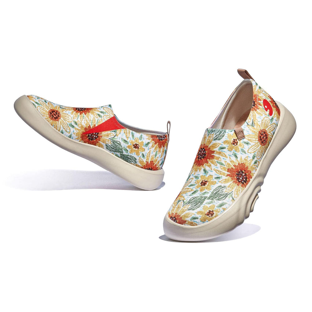 UIN Footwear Women Sunflower Fields Toledo XV Women Canvas loafers