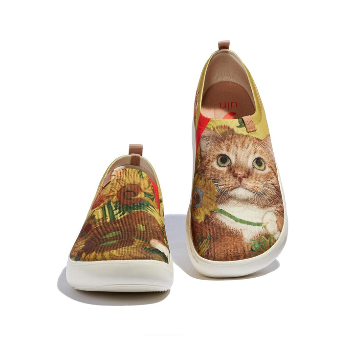 UIN Footwear Women Sunflowers and Cat 3 Toledo X Women Canvas loafers