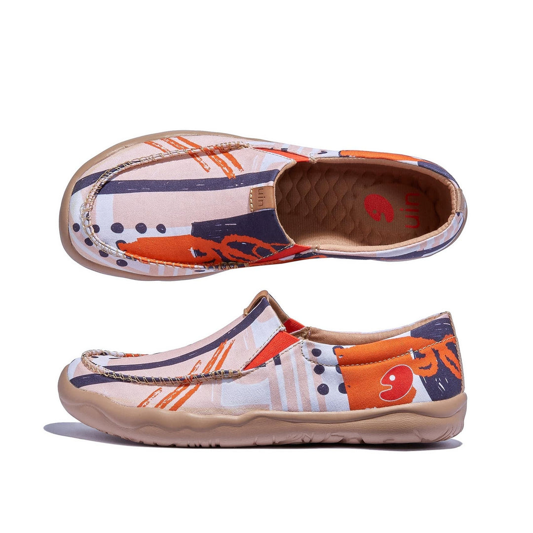 UIN Footwear Women Sunset Glow Nerja Women Canvas loafers