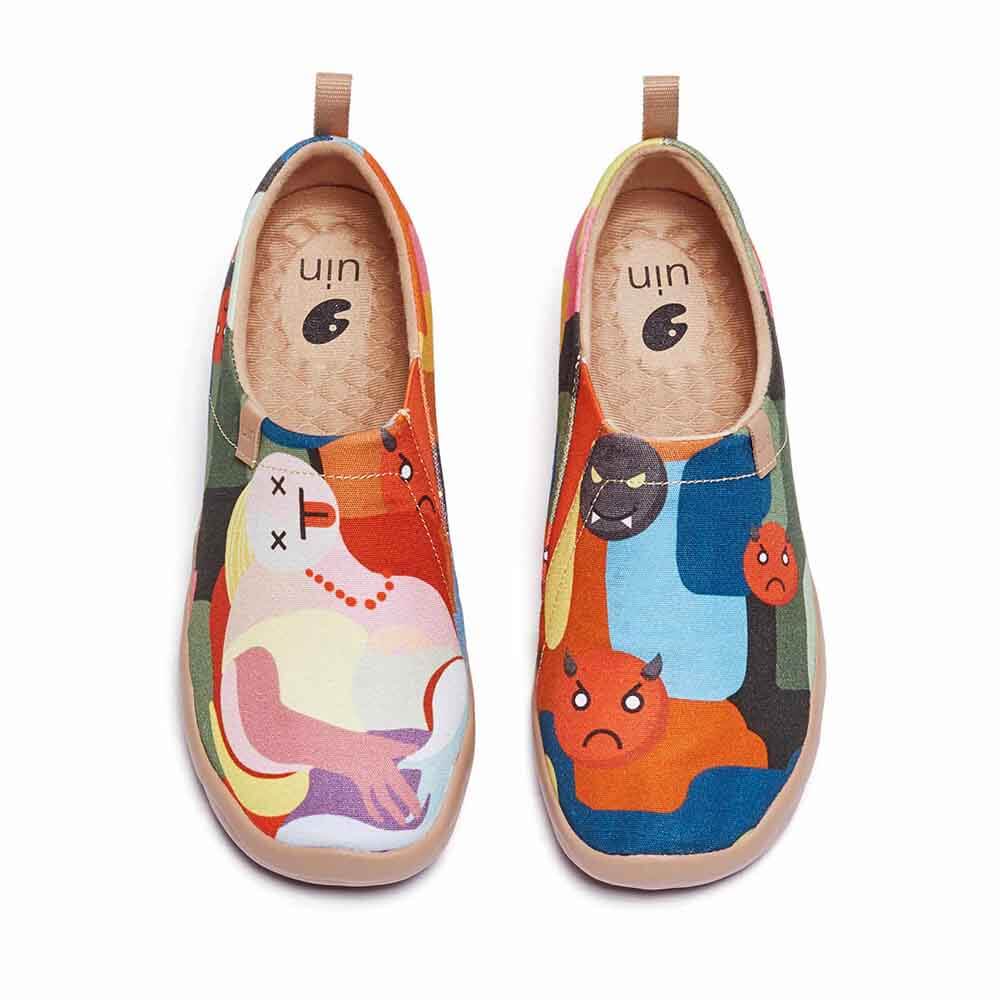 UIN Footwear Women The Dream Canvas loafers