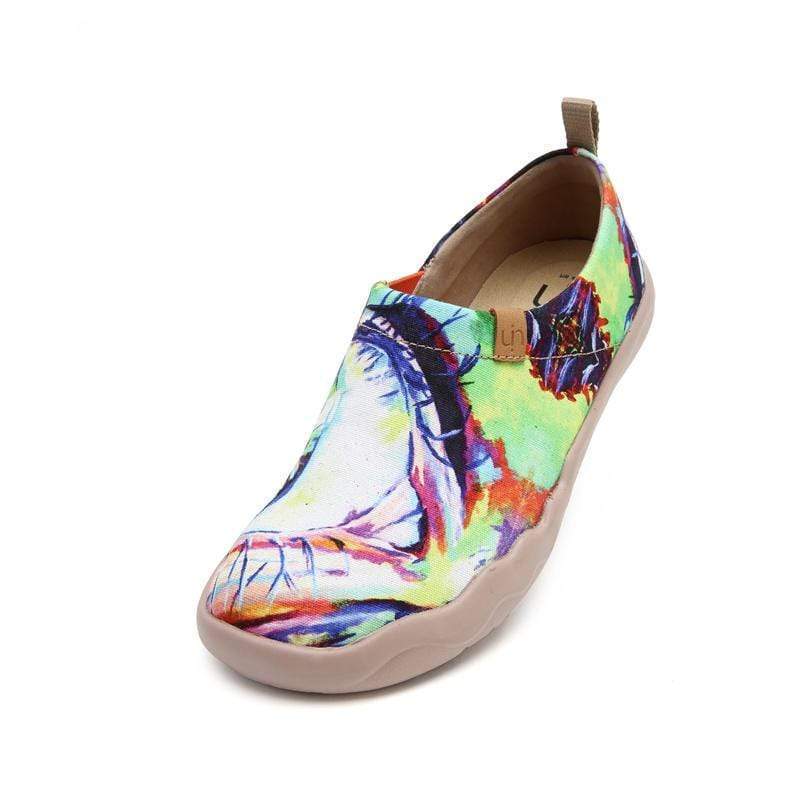 UIN Footwear Women The Eye Canvas loafers