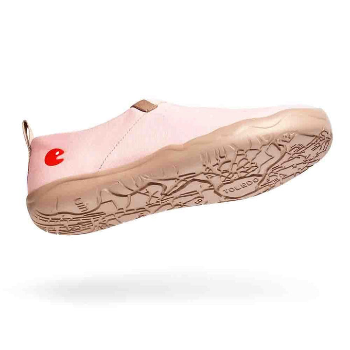 UIN Footwear Women Toledo Canvas Crystal Rose Canvas loafers