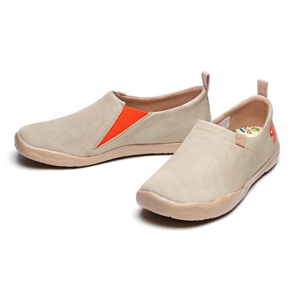 UIN Footwear Women Toledo Oxford Tan Women Canvas loafers