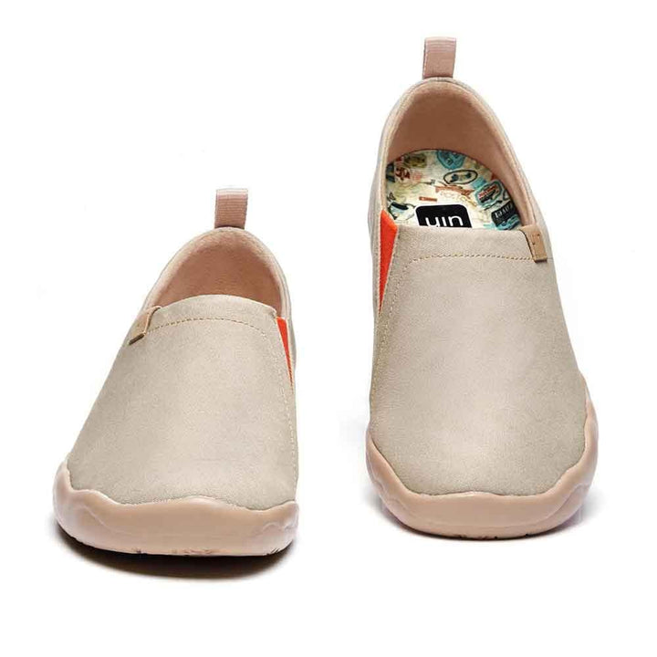 UIN Footwear Women Toledo Oxford Tan Women Canvas loafers