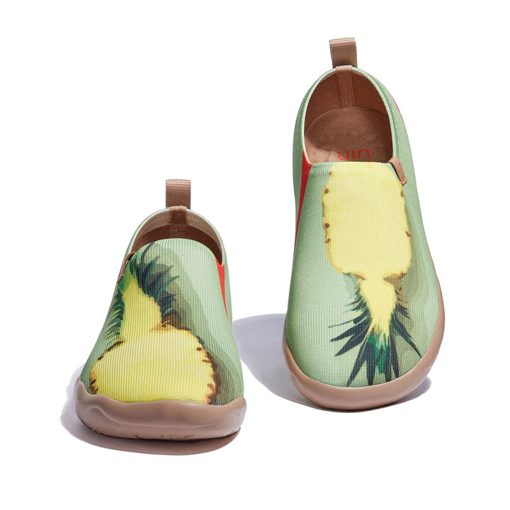 UIN Footwear Women Tropical Pineapple Toledo I Women Canvas loafers