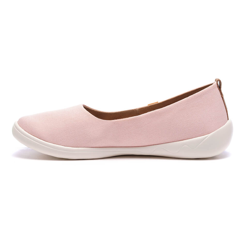 UIN Footwear Women Valencia Canvas Pink Canvas loafers