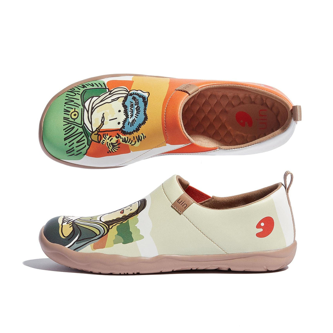 UIN Footwear Women Van Gogh & Mona Lisa Toledo I Women Canvas loafers