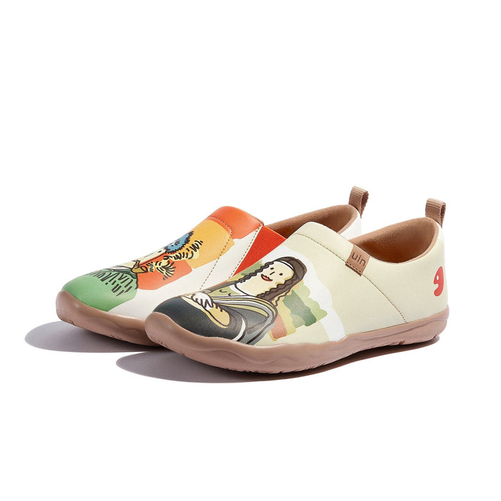 UIN Footwear Women Van Gogh & Mona Lisa Toledo I Women Canvas loafers