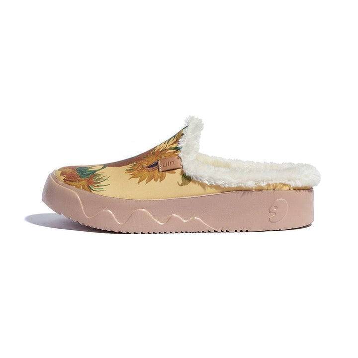 UIN Footwear Women Van Gogh Sunflowers Fuerteventura VII Women Canvas loafers