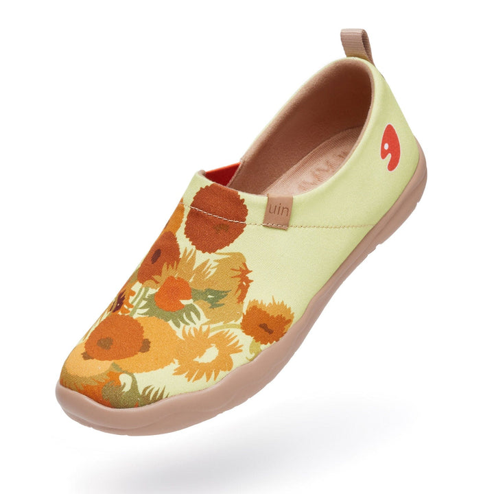 UIN Footwear Women Van Gogh Sunflowers V3 Women Canvas loafers