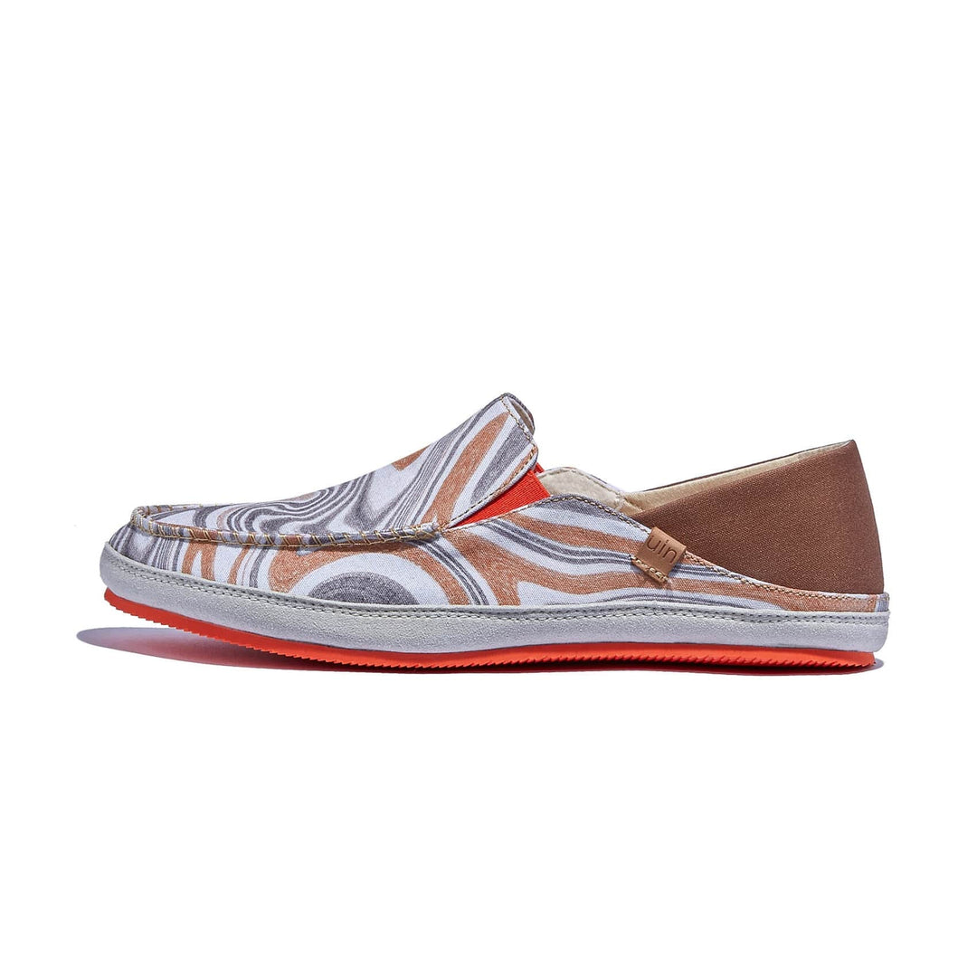 UIN Footwear Women Watercolor Terraces Formentera II Women Canvas loafers