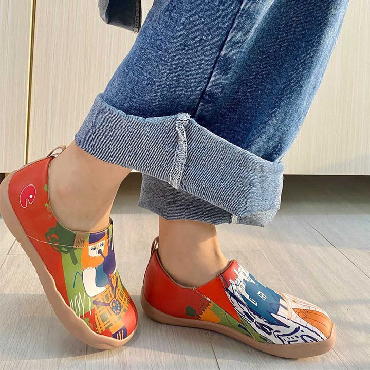 UIN Footwear Women Welcome To Scottland Toledo I Women Canvas loafers