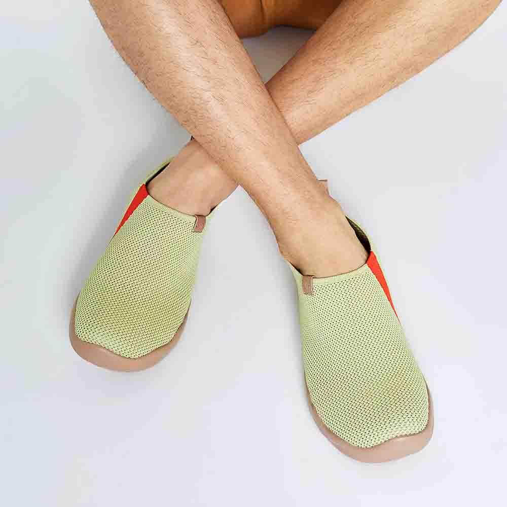 Toledo Knitted Pale Green Men SG UIN Footwear