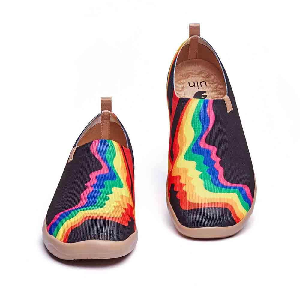 Rainbow Love Women Black Women UIN Footwear