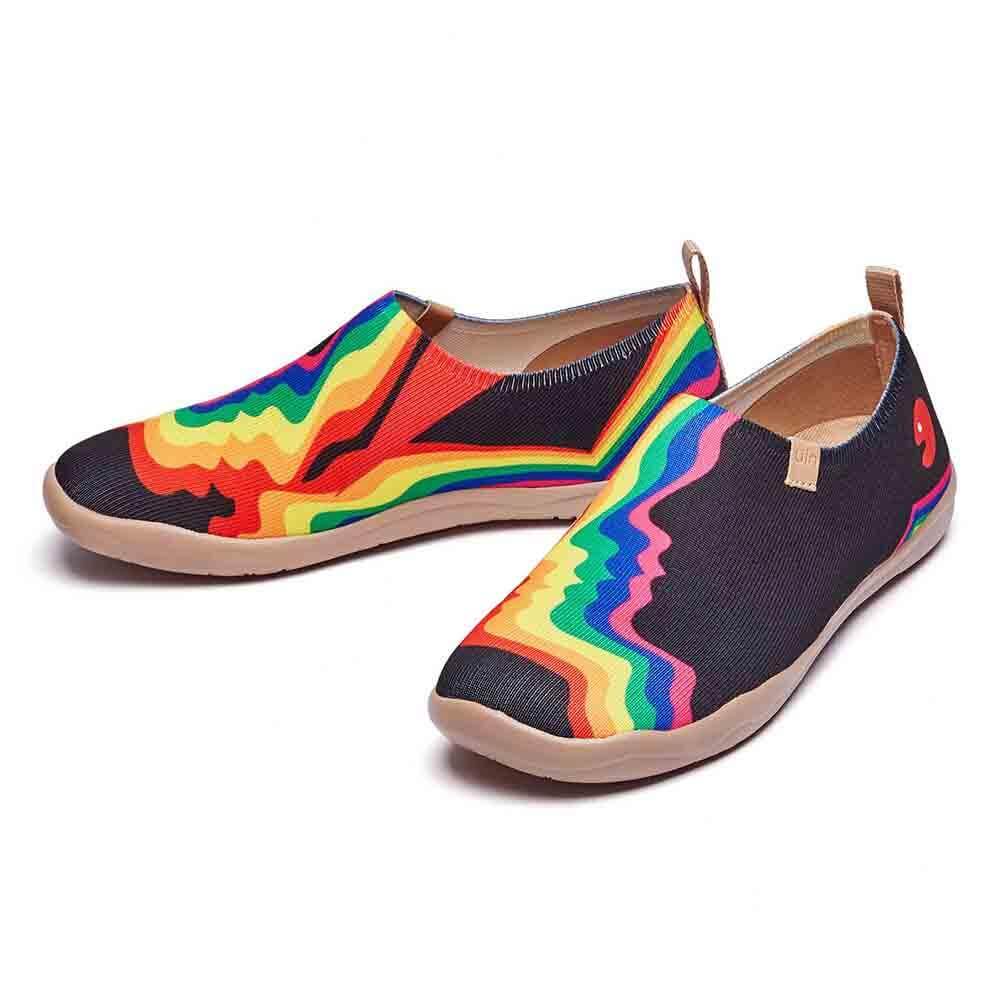 Rainbow Love Women Black Women UIN Footwear