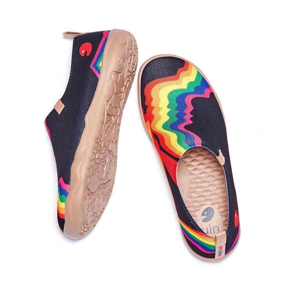 Rainbow Love Women Black Women UIN Footwear