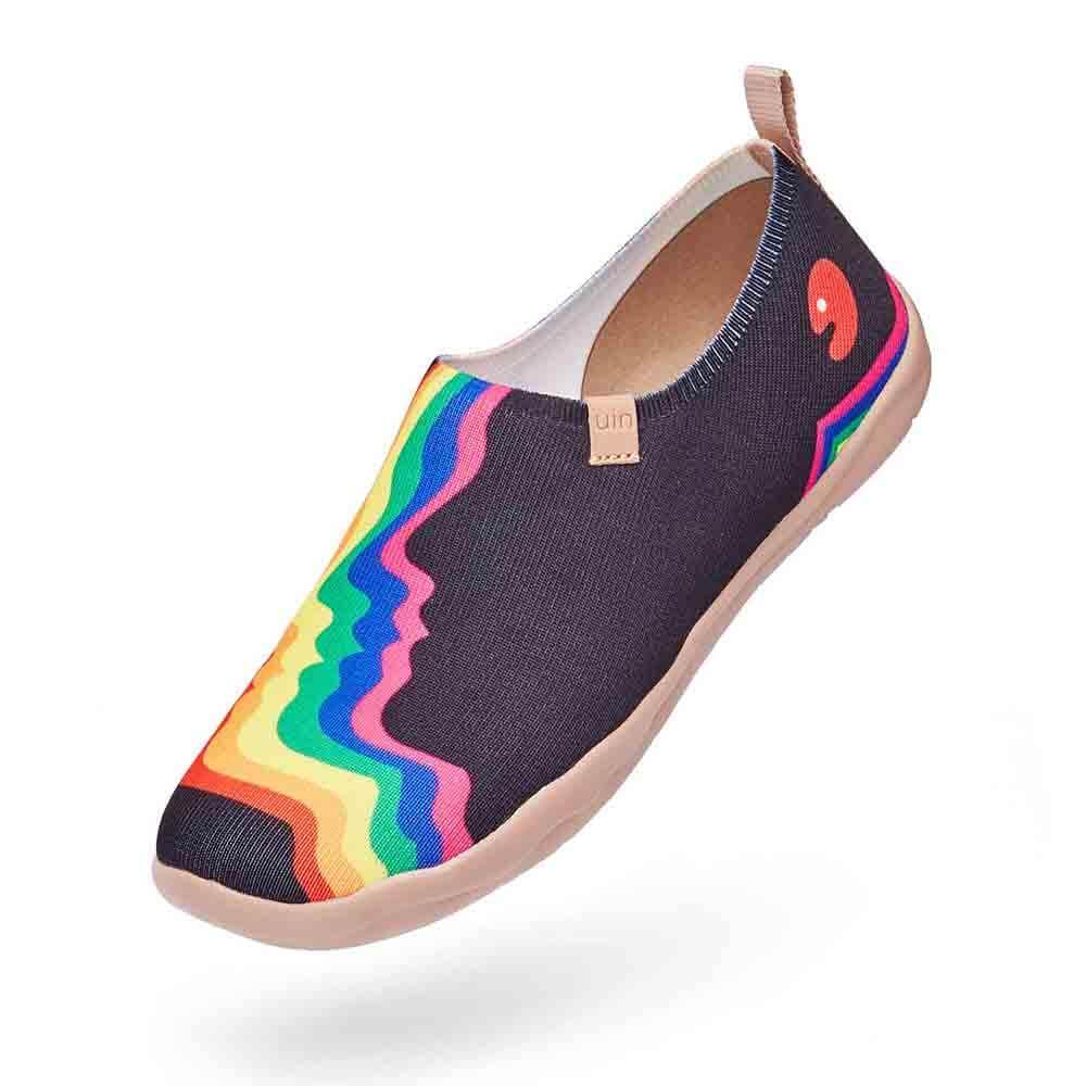 Rainbow Love Women Black Women UIN Footwear