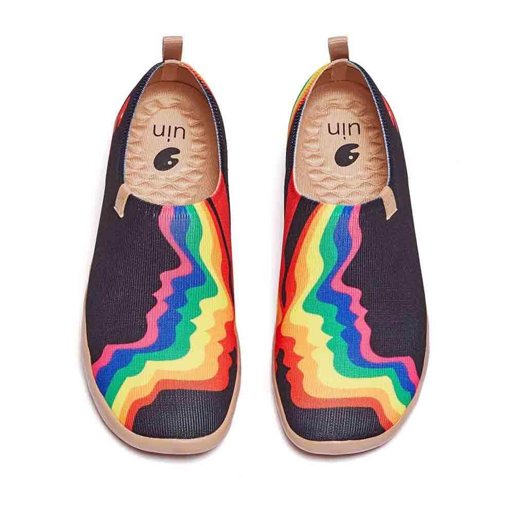 Rainbow Love Women Black Women UIN Footwear