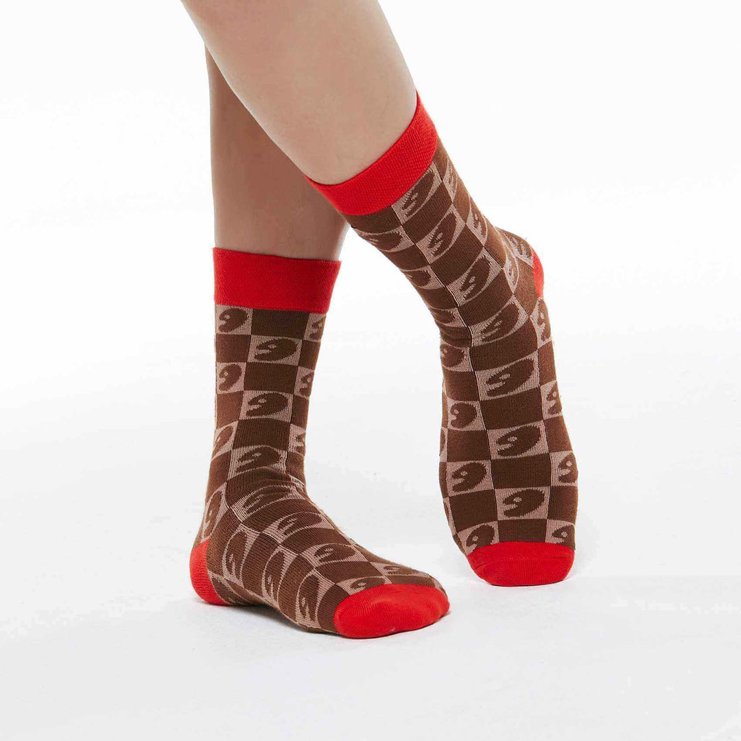 Checkerboard Men Socks Accesory UIN