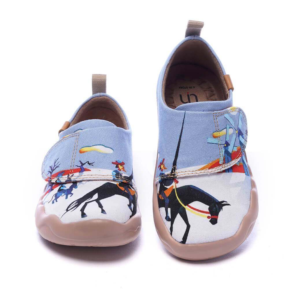 EL HIDALGO Kids Painted Canvas Shoes Kid UIN