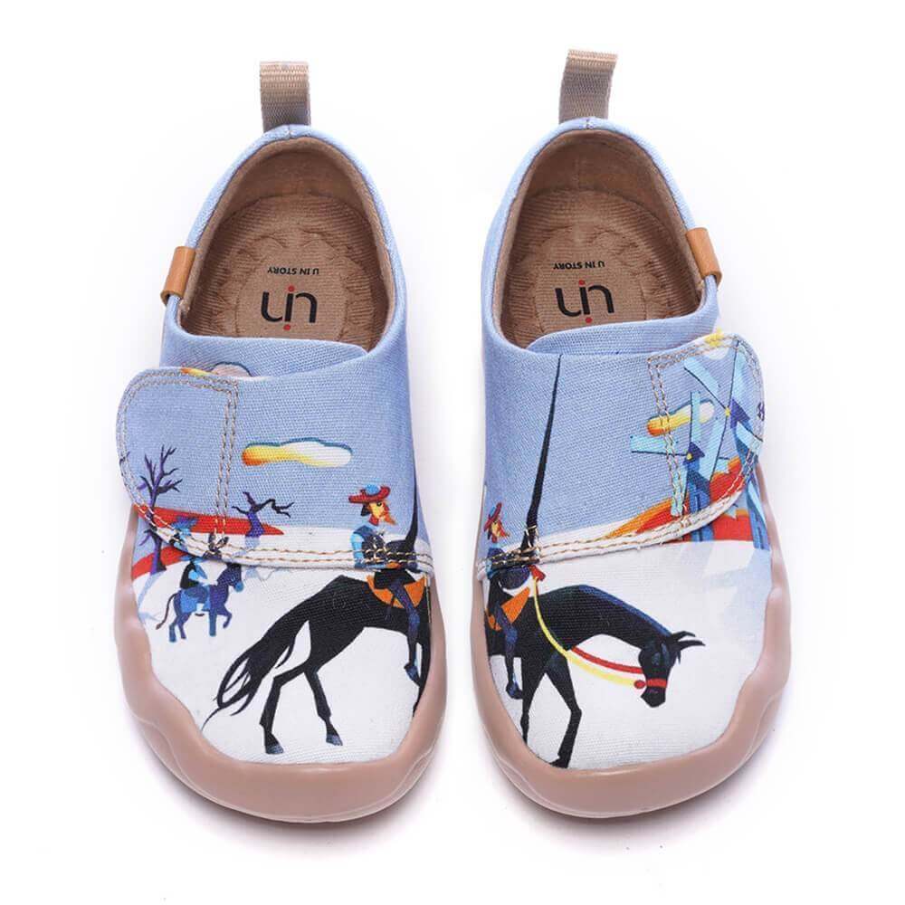 EL HIDALGO Kids Painted Canvas Shoes Kid UIN