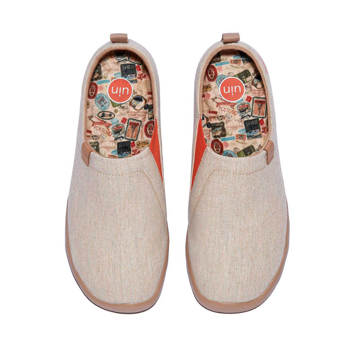 UIN Footwear Men Light Khaki Toledo I Men Canvas loafers