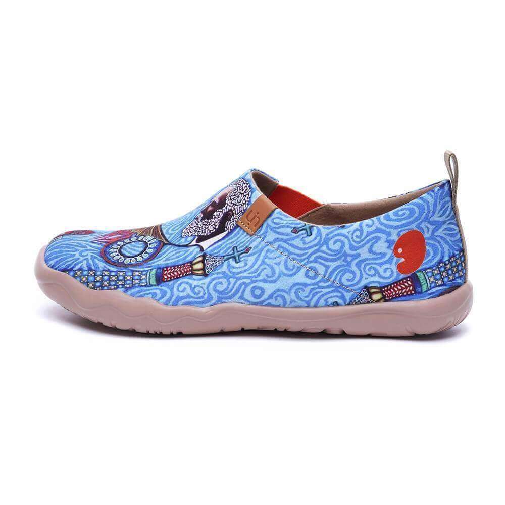 OH MY GAUDÍ Men Painted Canvas Shoes Men UIN