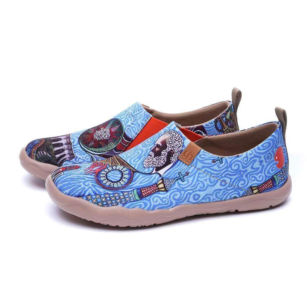 OH MY GAUDÍ Men Painted Canvas Shoes Men UIN