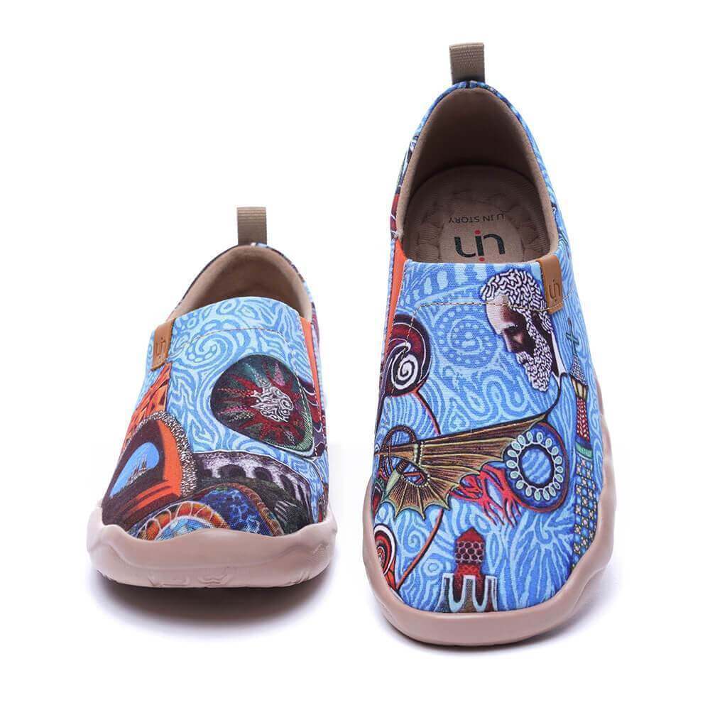 OH MY GAUDÍ Men Painted Canvas Shoes Men UIN