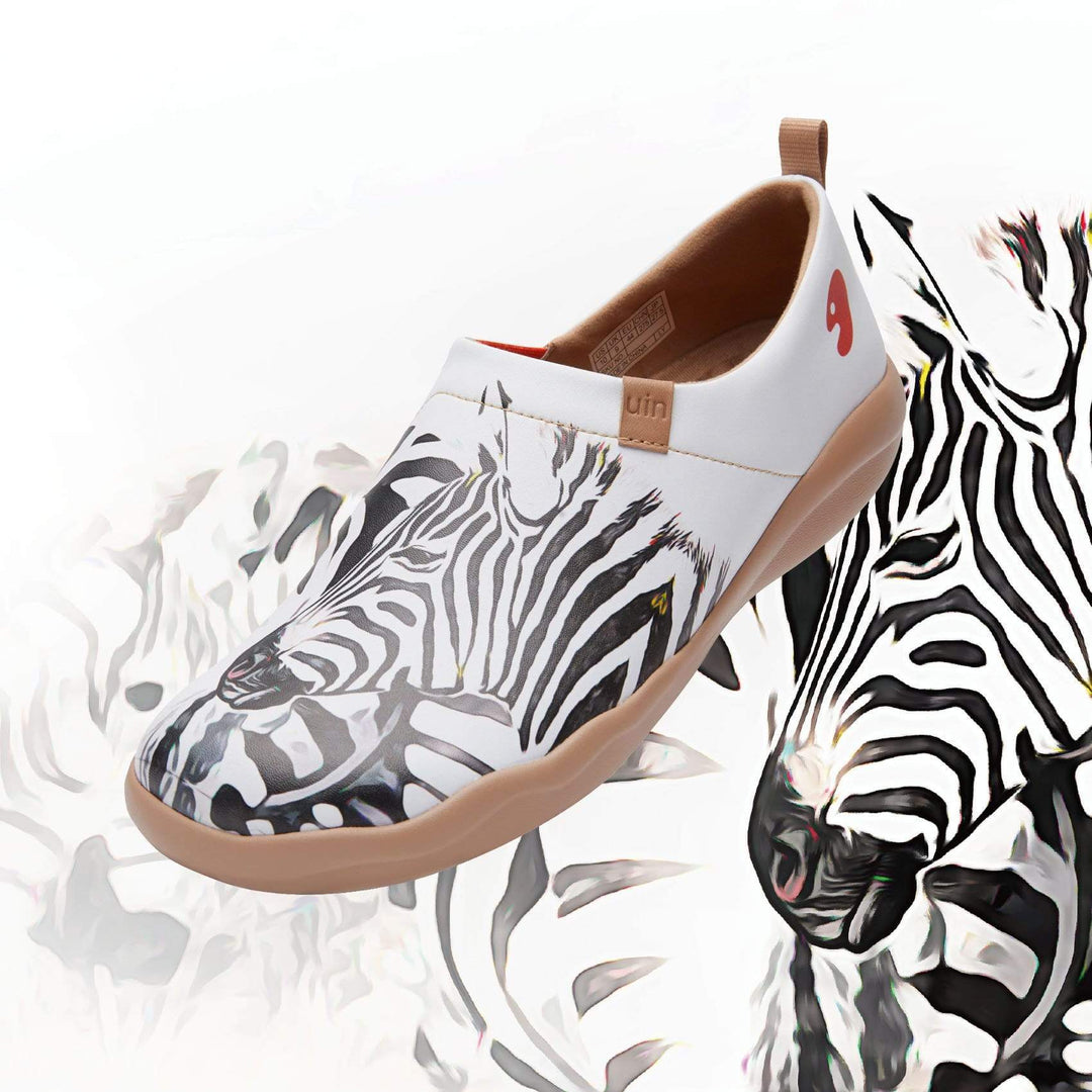 UIN Footwear Men Psychedelic Zebra Toledo II Men Canvas loafers