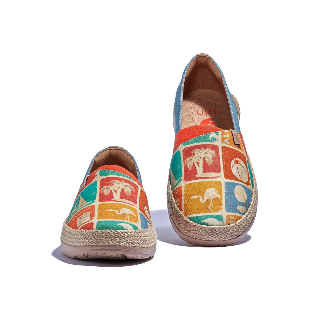 UIN Footwear Men Seaside Memories Marbella I Men Canvas loafers