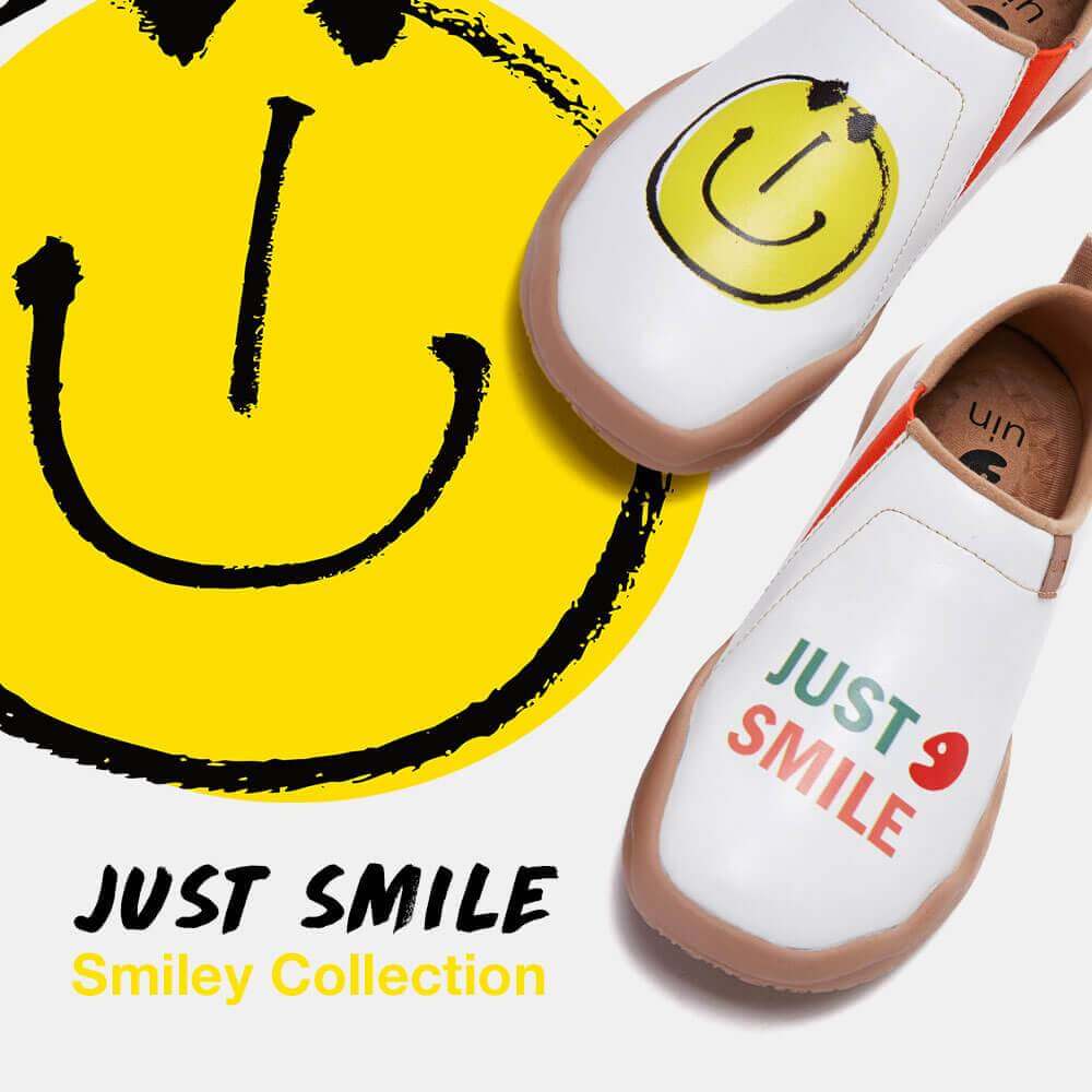 Smiley Microfiber Leather Men Men UIN